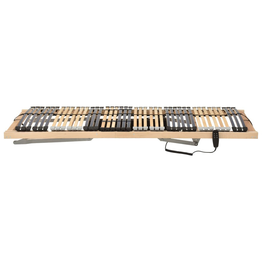 Lattenbodem Met 42 Latten 7 Zones Elektrisch 100 x 200 cm Verstelbaar (elektrisch)