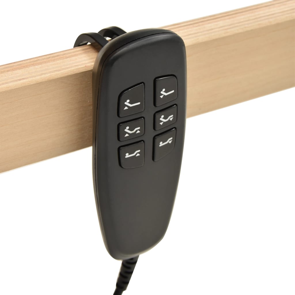 Lattenbodem Met 42 Latten 7 Zones Elektrisch 100 x 200 cm Verstelbaar (elektrisch)