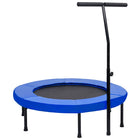 Fitness Trampoline with Handle and Safety Mat 1