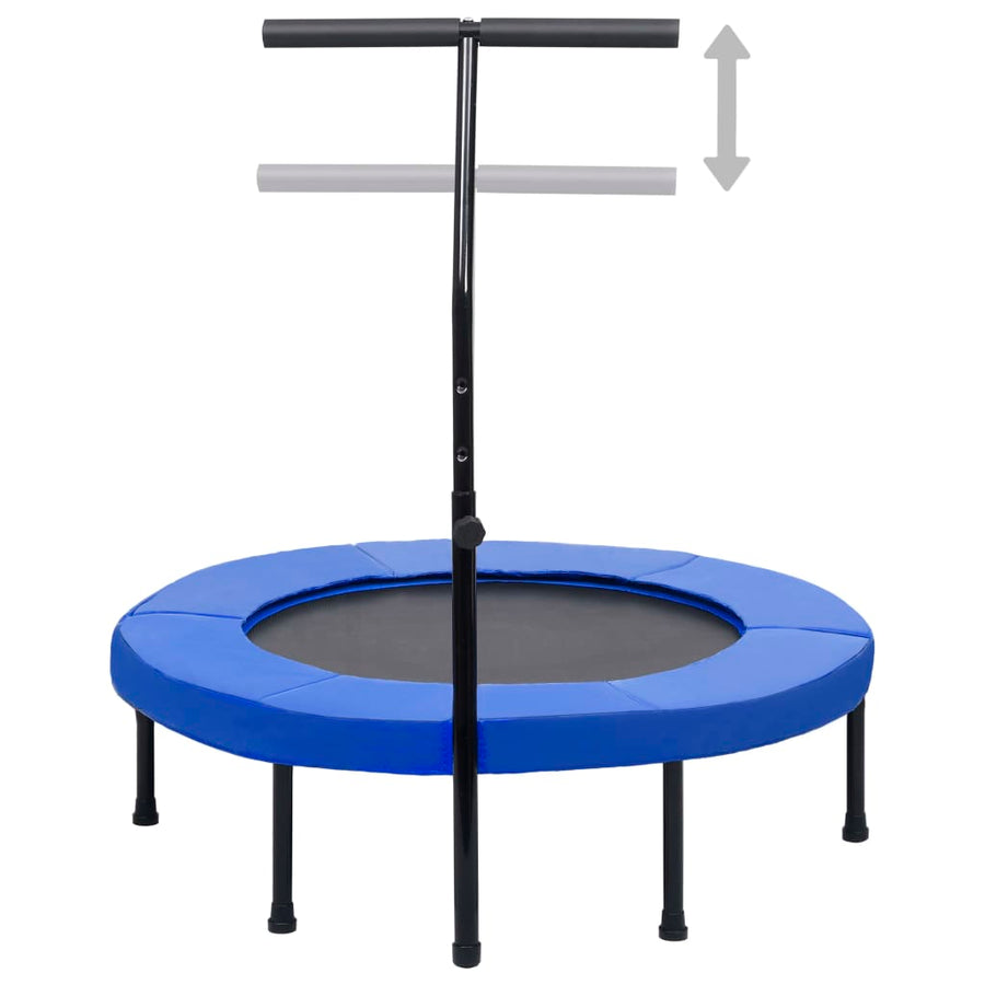 Fitnesstrampoline Met Handgreep En Veiligheidsmat 1