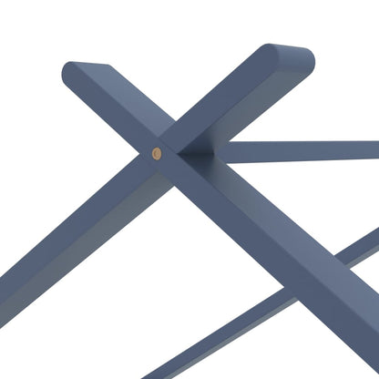 Kinderbedframe Massief Grenenhout 90 x 200 cm Grijs