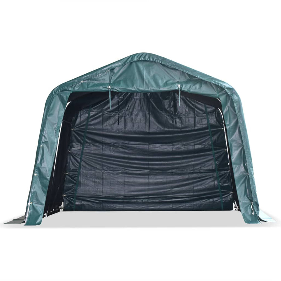 Veetent Verwijderbaar 550 G/M² 3,3X3,2 M Pvc Donkergroen 3.3 x 3.2 m