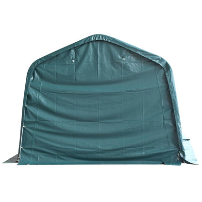 Veetent Verwijderbaar 550 G/M² 3,3X3,2 M Pvc Donkergroen 3.3 x 3.2 m