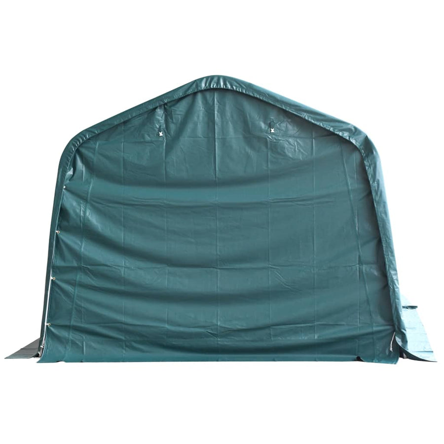 Veetent Verwijderbaar 550 G/M² 3,3X3,2 M Pvc Donkergroen 3.3 x 3.2 m