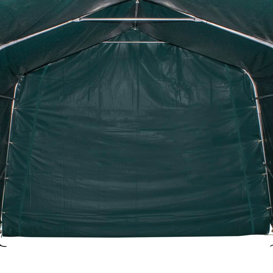 Veetent Verwijderbaar 550 G/M² 3,3X3,2 M Pvc Donkergroen 3.3 x 3.2 m
