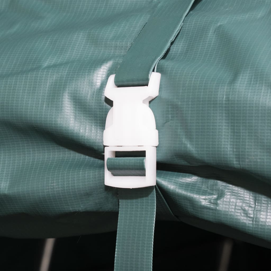 Veetent Verwijderbaar 550 G/M² 3,3X3,2 M Pvc Donkergroen 3.3 x 3.2 m