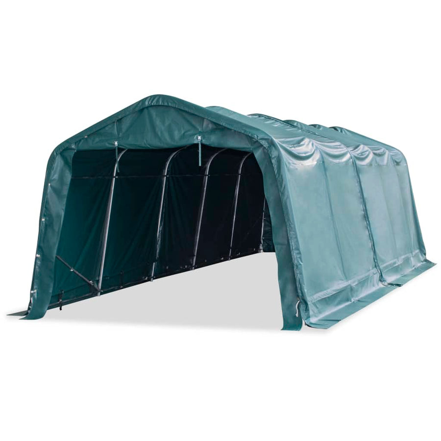 Veetent Verwijderbaar 550 G/M² 3,3X8 M Pvc Donkergroen 3.3 x 8 m