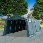 Veetent 3,3x8 m PVC donkergroen 550 g/m²