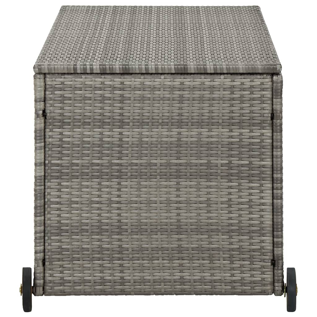 Tuinbox 120X65X61 Cm Poly Rattan Licht Grijs