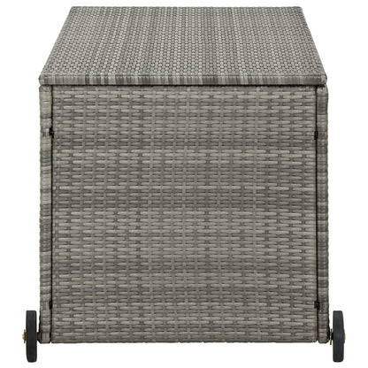 Tuinbox 120X65X61 Cm Poly Rattan Licht Grijs
