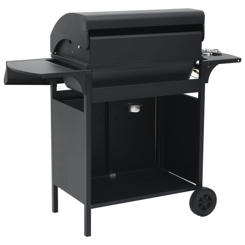 Gasbarbecue 4+1 Kookzone Staal Zwart