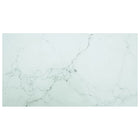 Tafelblad 120x65 cm gehard glas marmer wit