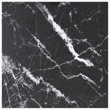 Tafelblad 60X60 Cm 6 Mm Gehard Glas Met Marmeren Design Zwart 1 60 x 60 cm Zwart en wit