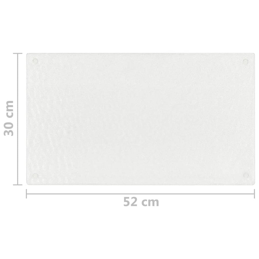 Snijplanken 2 St Met Transparant Bubbelpatroon Gehard Glas Doorzichtig
