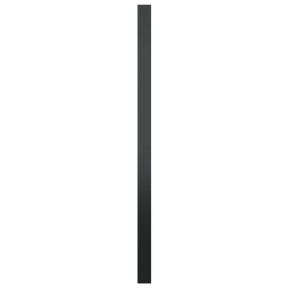 Wandspiegel 60 cm zwart
