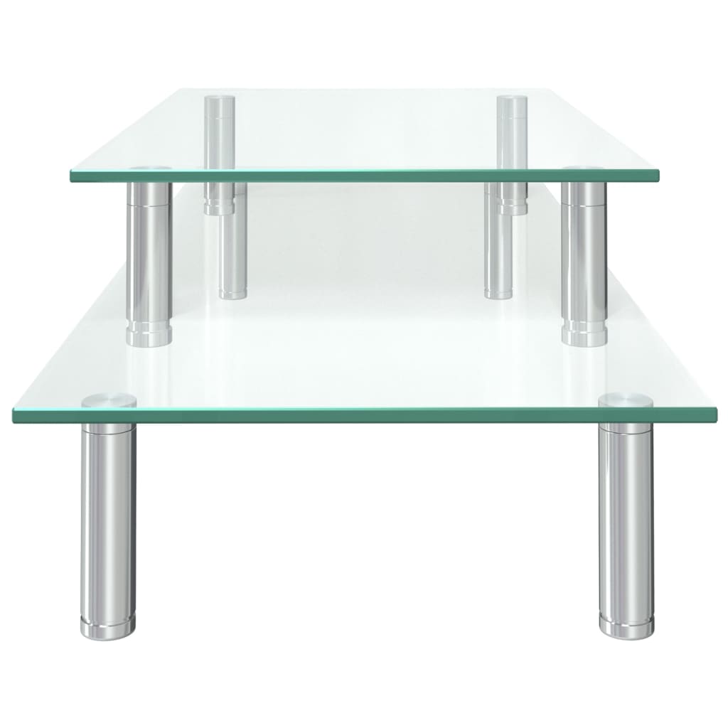 Monitorstandaard 2-Laags Transparant Glas