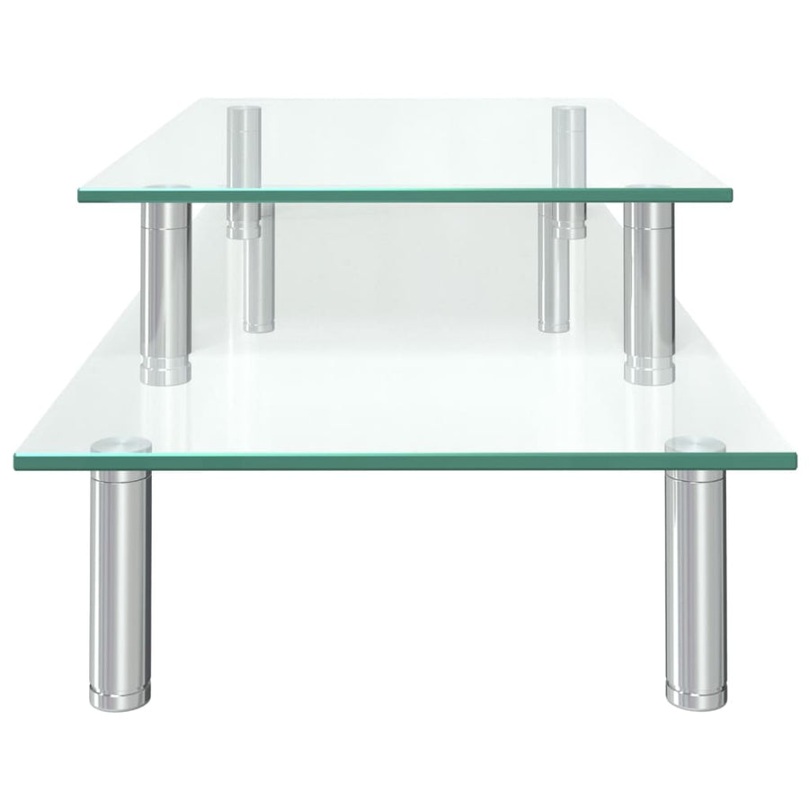 Monitorstandaard 2-Laags Transparant Glas