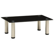Tv-meubel 40x35x17 cm gehard glas zwart