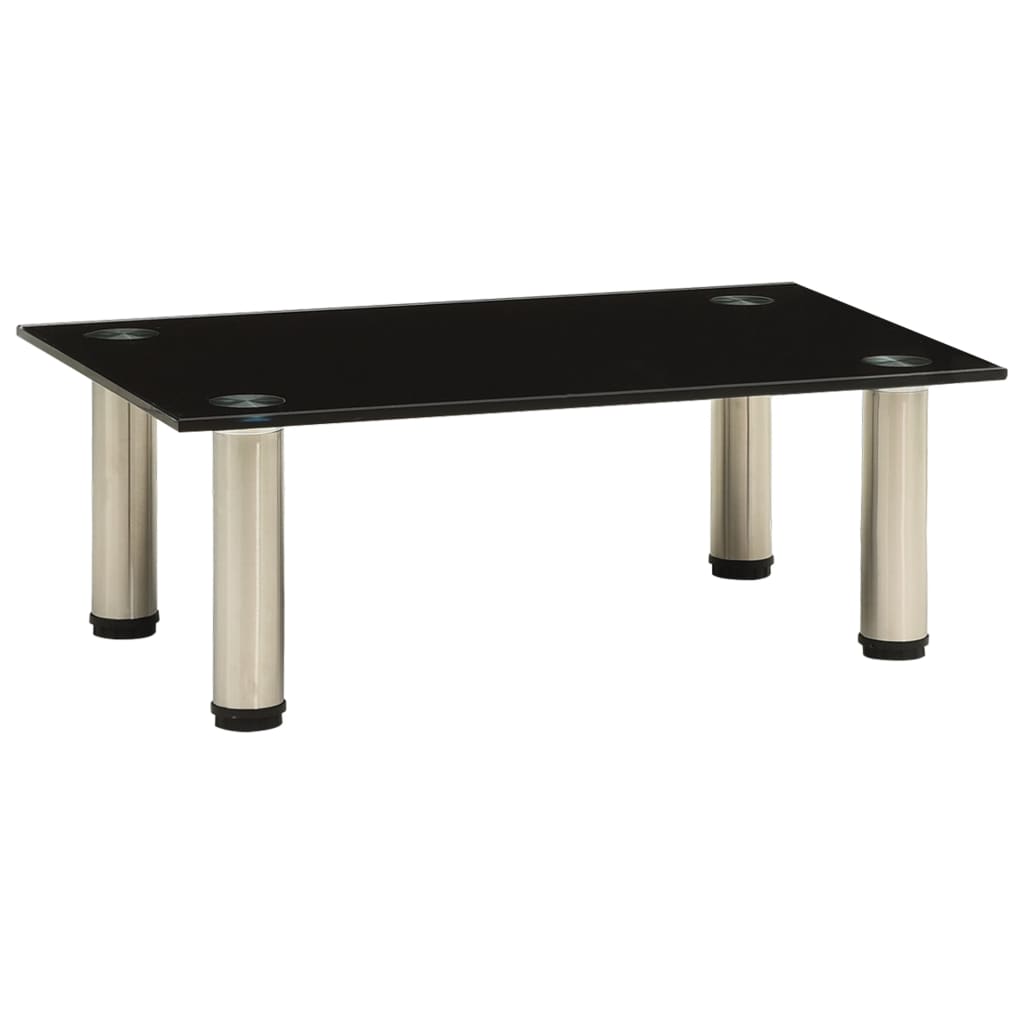 Tv-Meubel Gehard Glas 40 x 35 x 17 cm Zwart