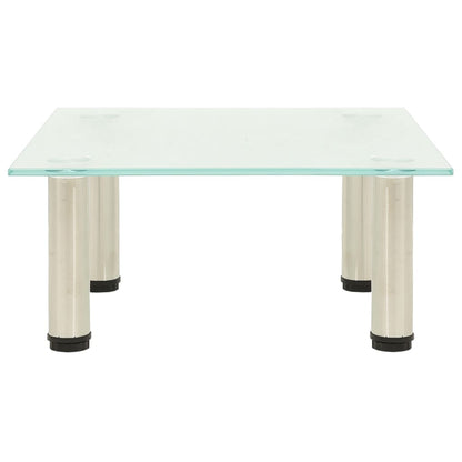 Tv-meubel 40x35x17 cm gehard glas mat