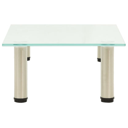 Tv-meubel 40x35x17 cm gehard glas mat