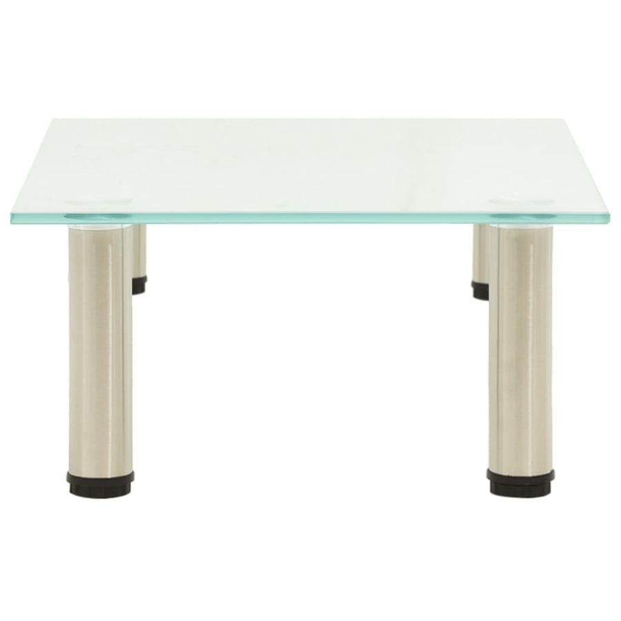 Tv-meubel 40x35x17 cm gehard glas mat