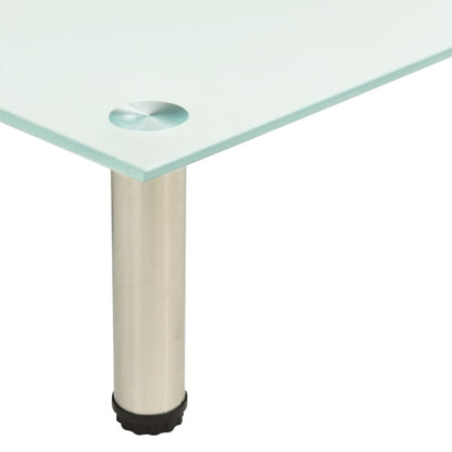 Tv-meubel 40x35x17 cm gehard glas mat