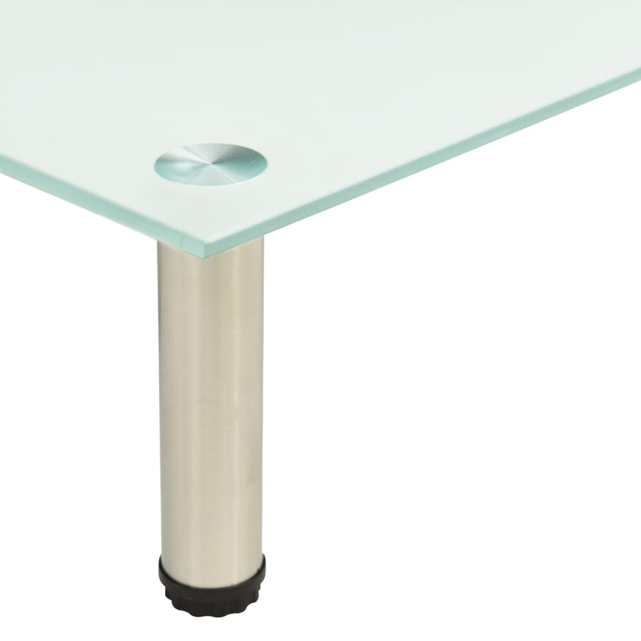 Tv-meubel 40x35x17 cm gehard glas mat