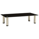 TV stand 60x35x17 cm tempered glass black