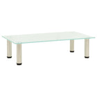 TV cabinet 60x35x17 cm tempered frosted glass