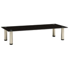 TV cabinet 80x35x17 cm tempered glass black