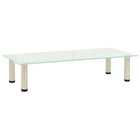 TV Cabinet 80x35x17 cm Tempered Frosted Glass