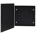 Sleutelkast magneetbord 35x35x4 cm zwart