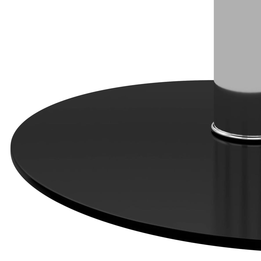 Salontafel 40 Cm Gehard Glas Zwart