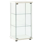 Vitrinekast Gehard Glas 42.5 x 36.5 x 86 cm Wit