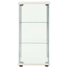 Vitrinekast Gehard Glas 42.5 x 36.5 x 86 cm Wit