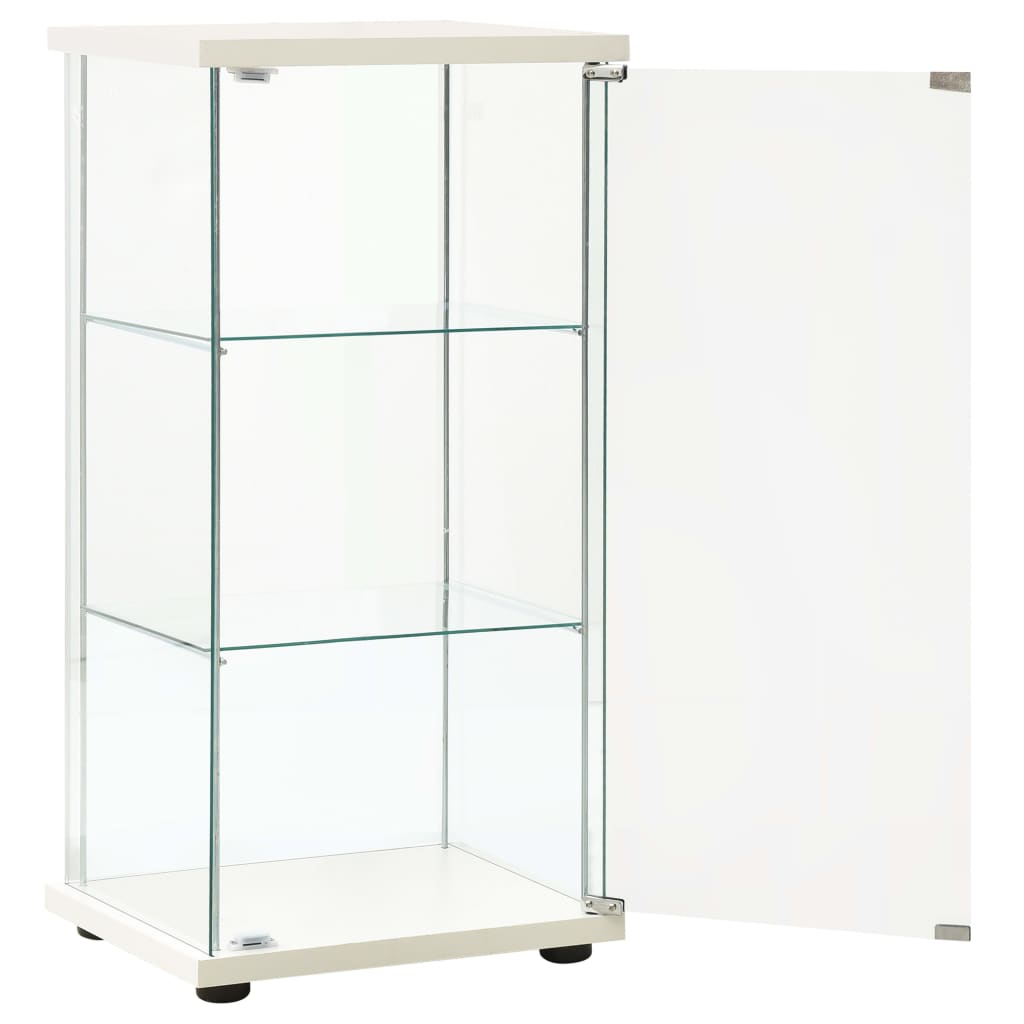 Vitrinekast Gehard Glas 42.5 x 36.5 x 86 cm Wit