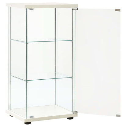 Vitrinekast Gehard Glas 42.5 x 36.5 x 86 cm Wit