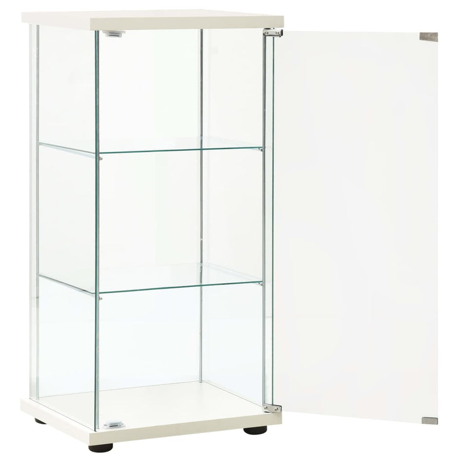 Vitrinekast Gehard Glas 42.5 x 36.5 x 86 cm Wit