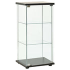 Vitrinekast Gehard Glas 42.5 x 36.5 x 86 cm Zwart