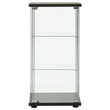Vitrinekast Gehard Glas 42.5 x 36.5 x 86 cm Zwart