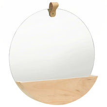 Wandspiegel 35 Cm Massief Grenenhout Φ 35 cm