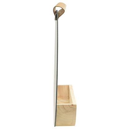 Wandspiegel 35 Cm Massief Grenenhout Φ 35 cm