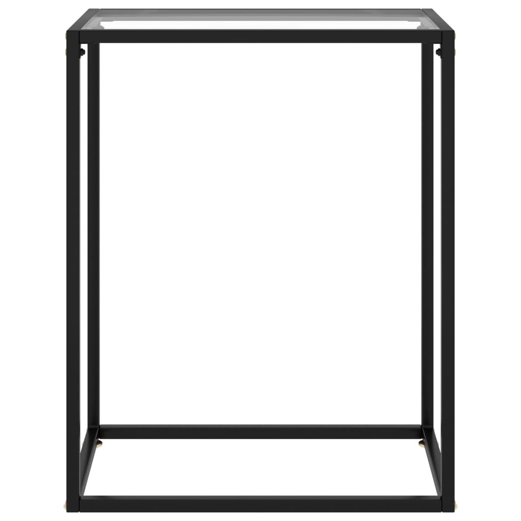 Wandtafel 60x35x75 cm gehard glas transparant 1 60 x 35 x 75 cm Doorzichtig