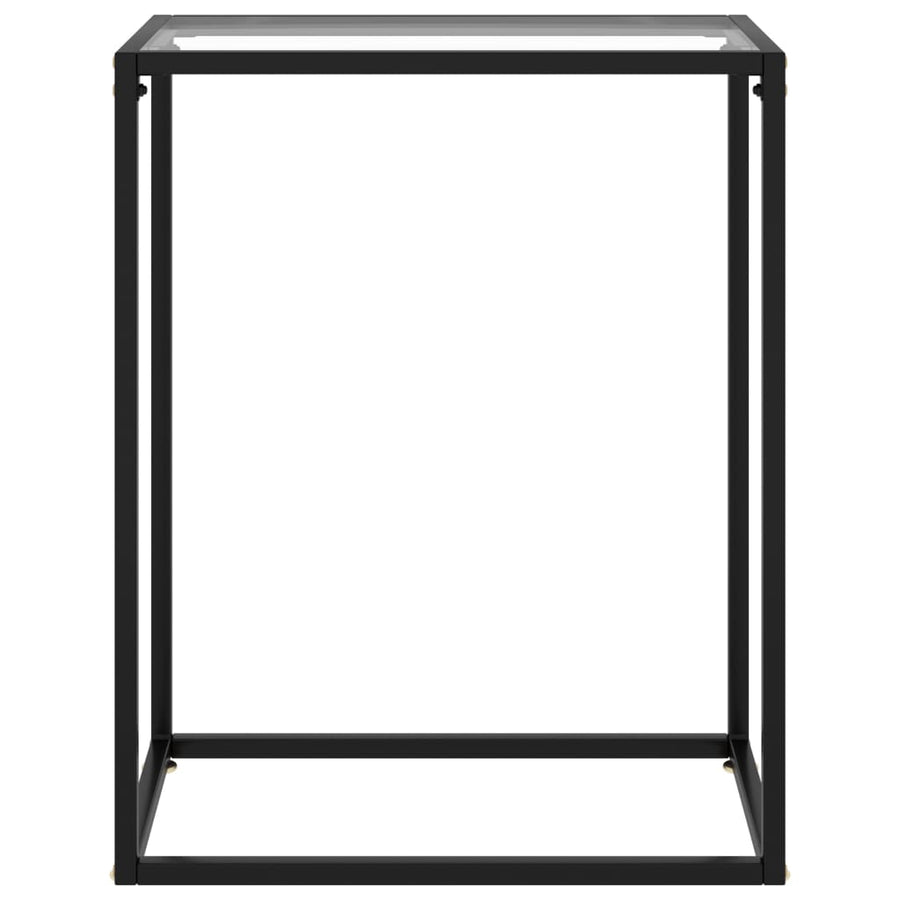 Wandtafel 60x35x75 cm gehard glas transparant 1 60 x 35 x 75 cm Doorzichtig