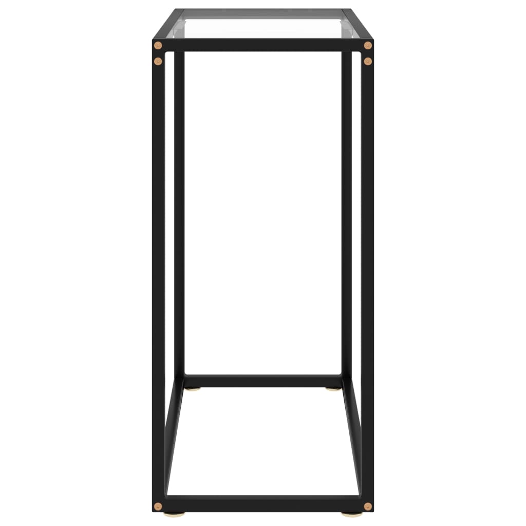 Wandtafel 60x35x75 cm gehard glas transparant 1 60 x 35 x 75 cm Doorzichtig