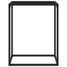 Wandtafel 60x35x75 cm gehard glas zwart 60 x 35 x 75 cm Zonder pootjes