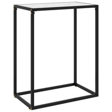 Wandtafel 60x35x75 cm gehard glas wit 60 x 35 x 75 cm Zonder pootjes