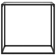 Wandtafel 80x35x75 cm gehard glas transparant 80 x 35 x 75 cm Zonder pootjes