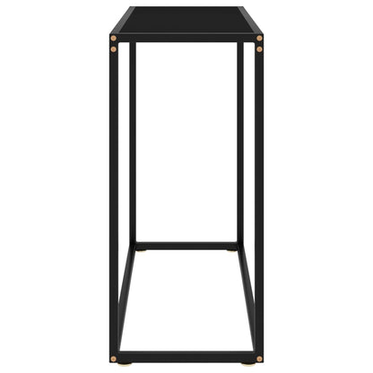 Wandtafel 80x35x75 cm gehard glas zwart 1 80 x 35 x 75 cm Zwart